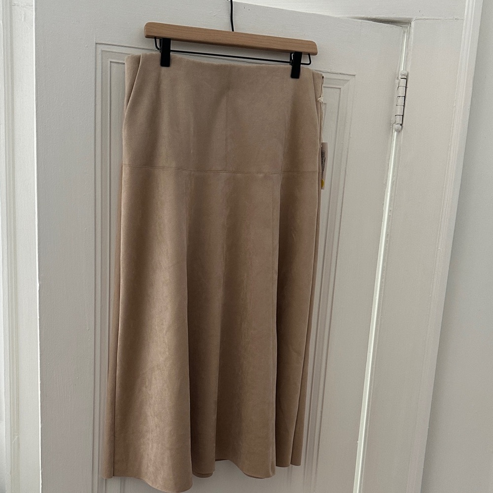 "Suede" Midi Skirt